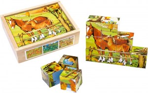 Puzzle cubos animales2